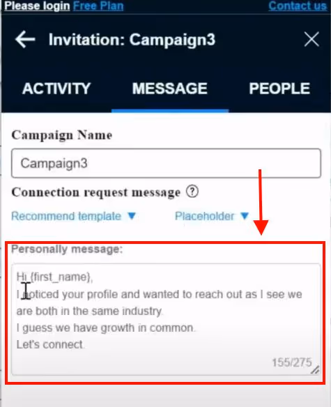 Linked Radar personalization feature