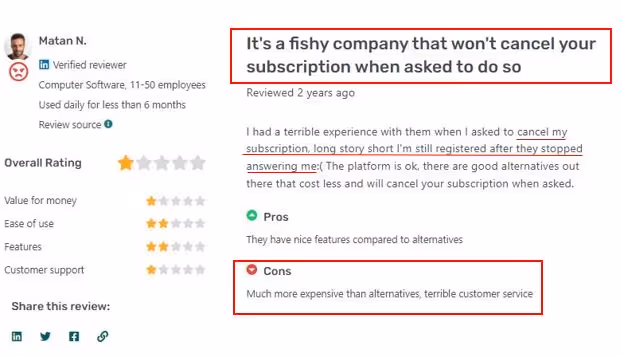 User review of Zopto