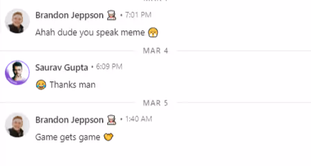 Building relationships in DMs