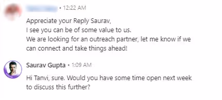 Inbound leads via LinkedIn