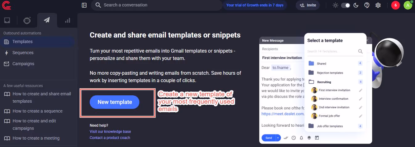 Illustration of team chat and mentions.