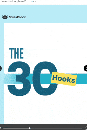 A gif of a carousel post made by Prerona Basu on LinkedIn hooks.