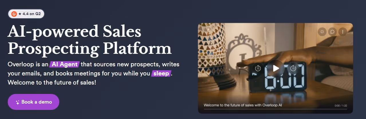 AI-powered sales prospecting platform