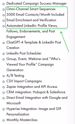 Zopto plan features and benefits.