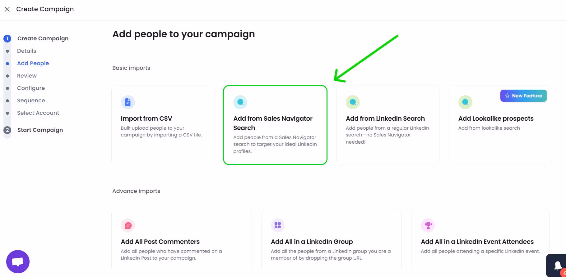 Add people to your campaign