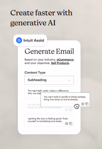 Generate emails with generative AI.