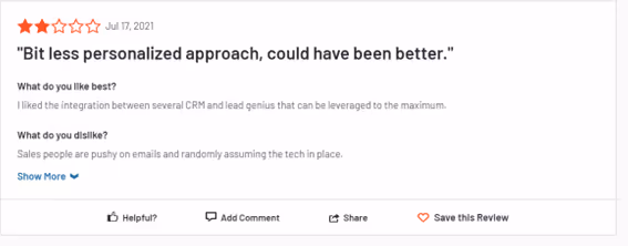 Lead Genius G2 Review