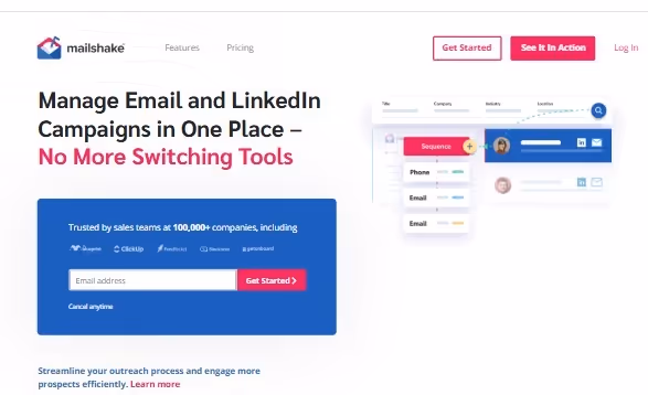 Mailshake: Manage Email and LinkedIn Campaigns in One Place