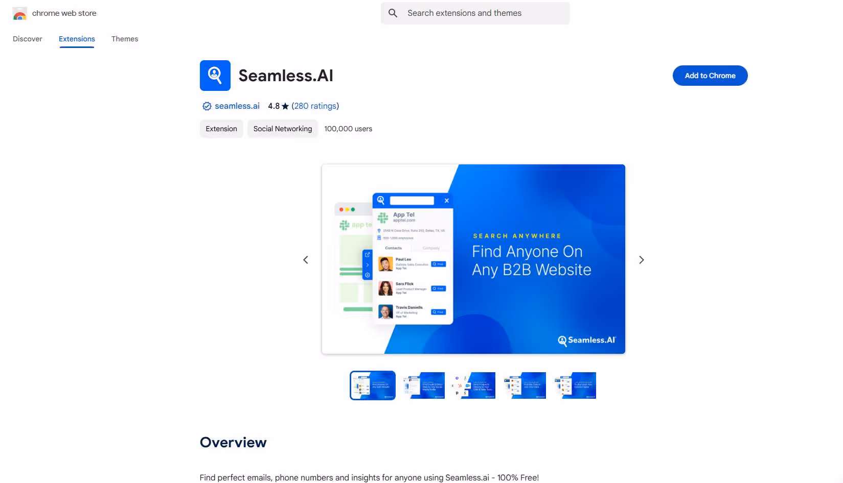 seamless.ai chrome extension