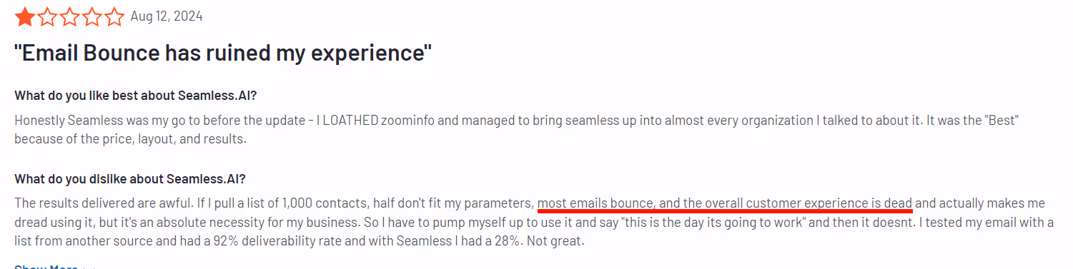 seamless.ai g2 review