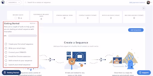 Interseller get started checklist