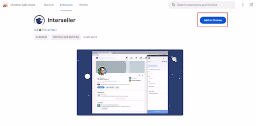 Interseller Chrome marketplace