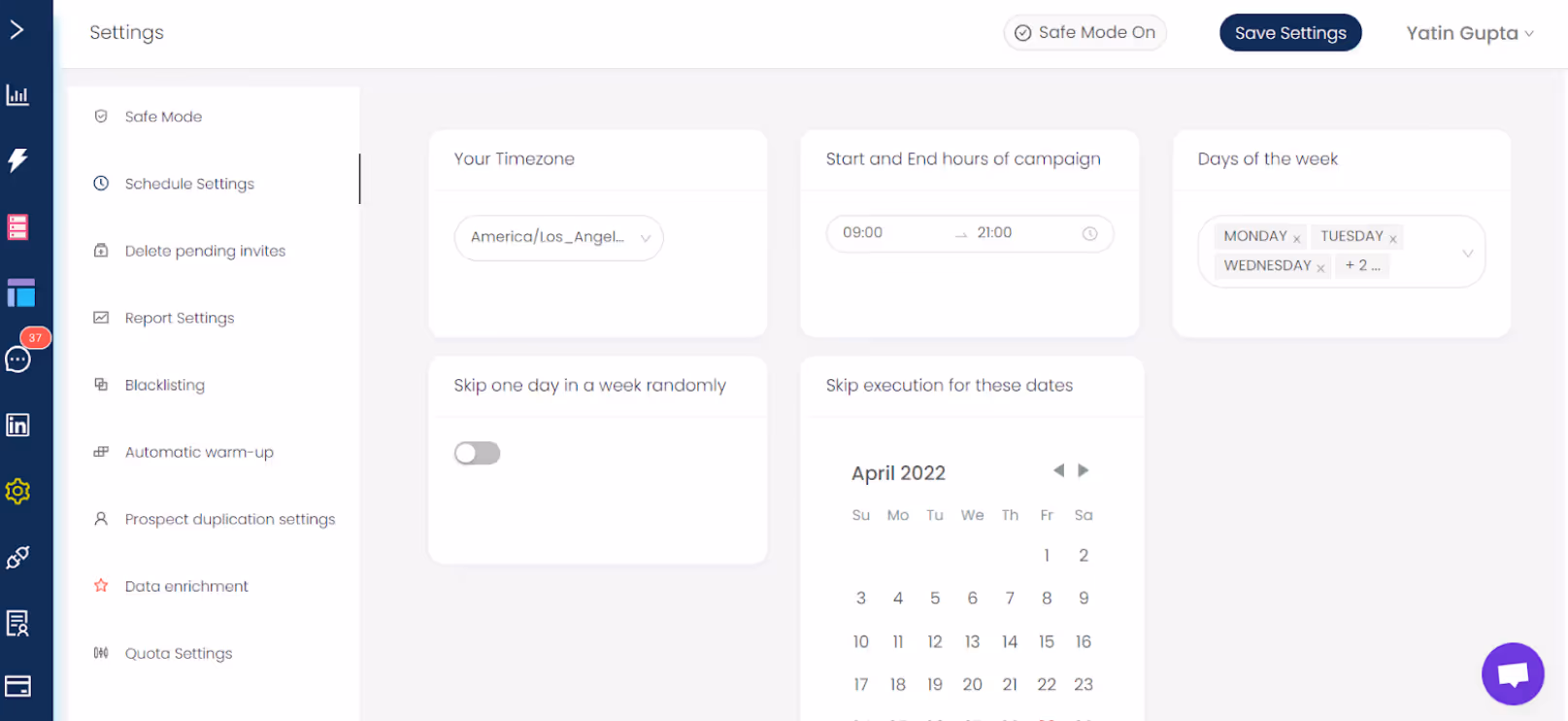 salesrobot message sequence