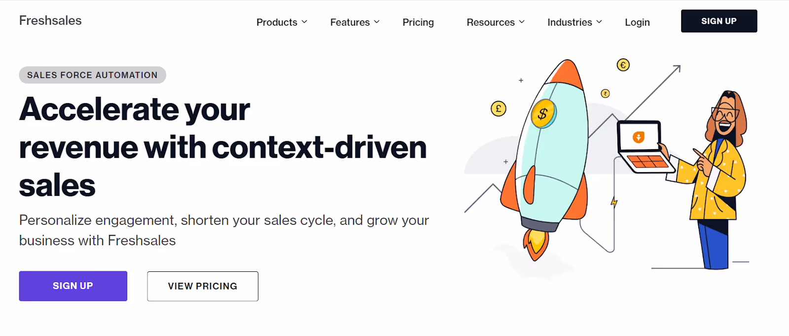 freshsales - best sales engagement platform for small business