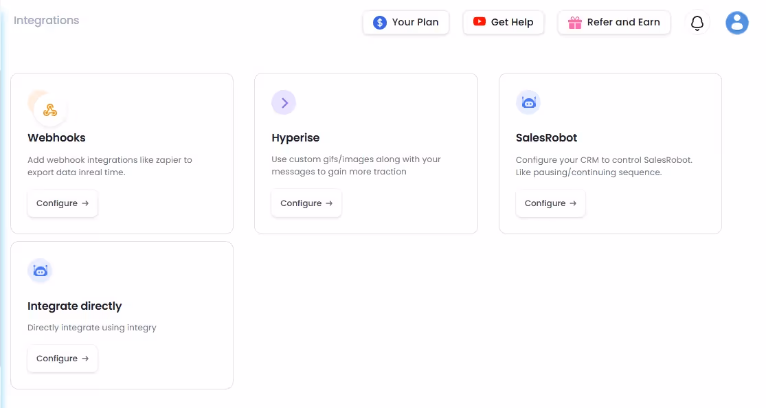 Salesrobot integration