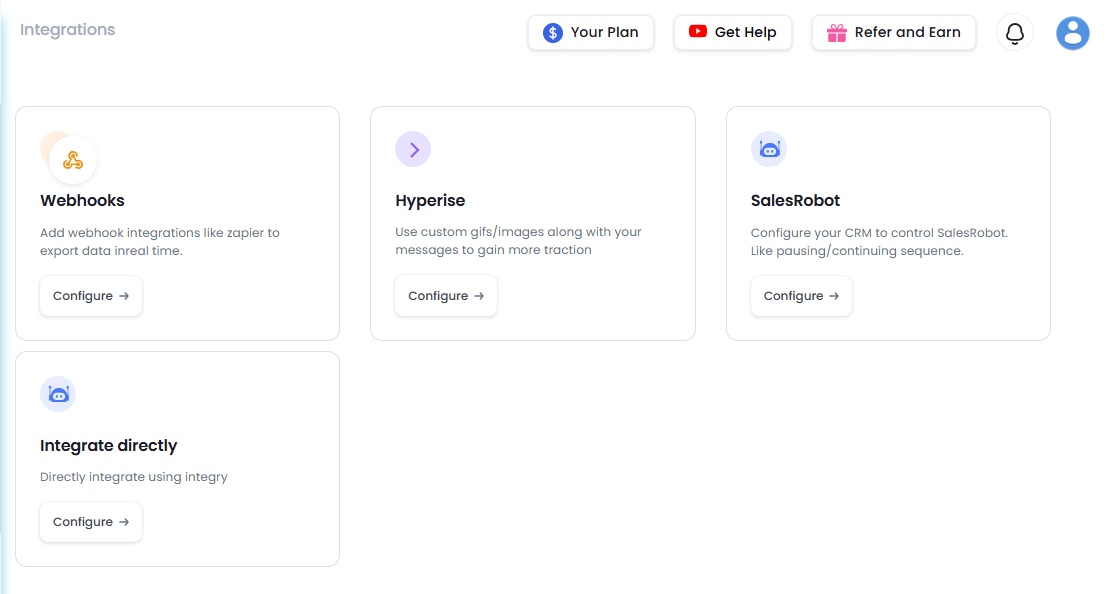 Salesrobot integration