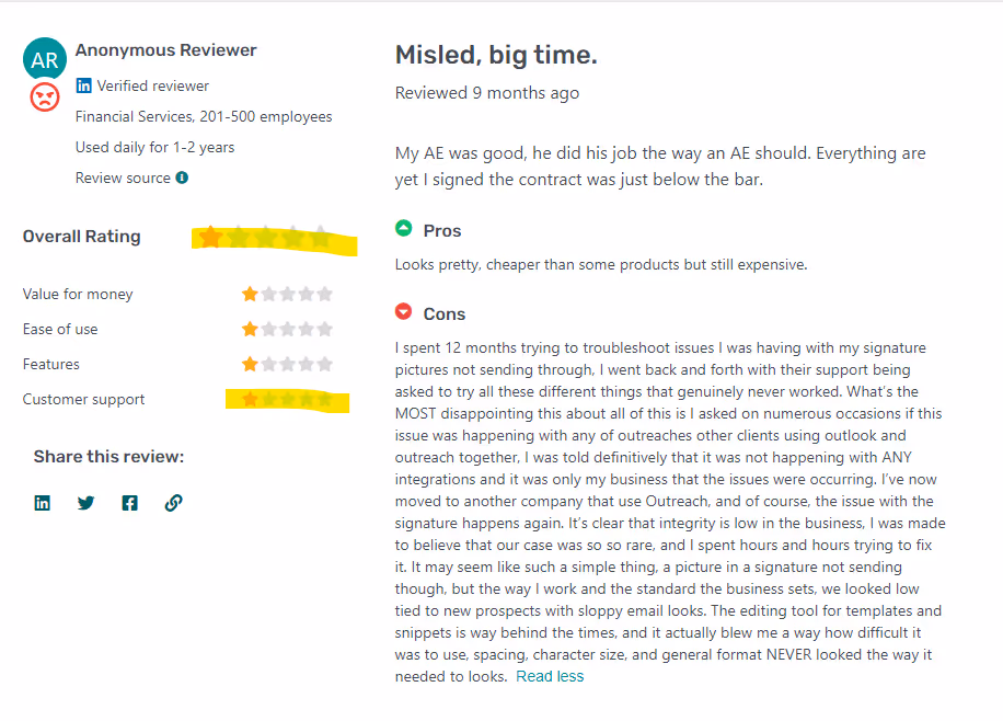 Outreach.io user review