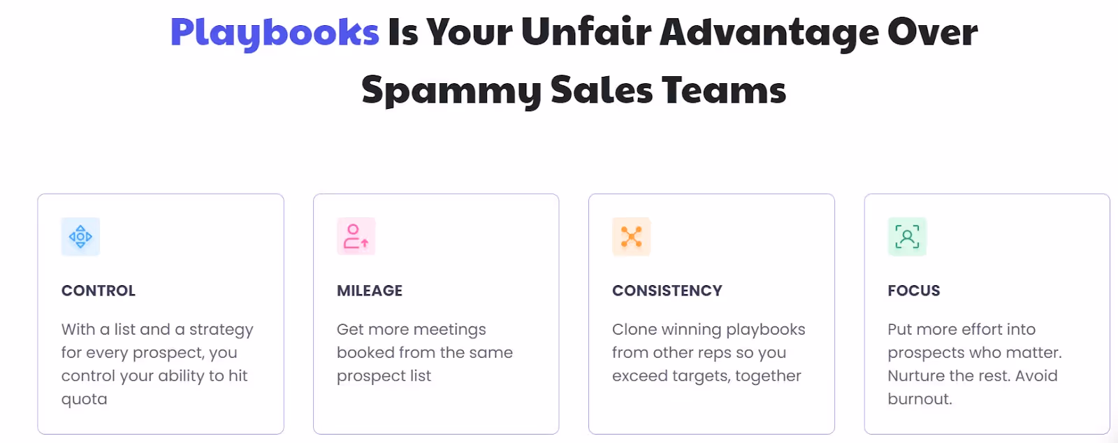 Klenty Playbooks feature screenshot