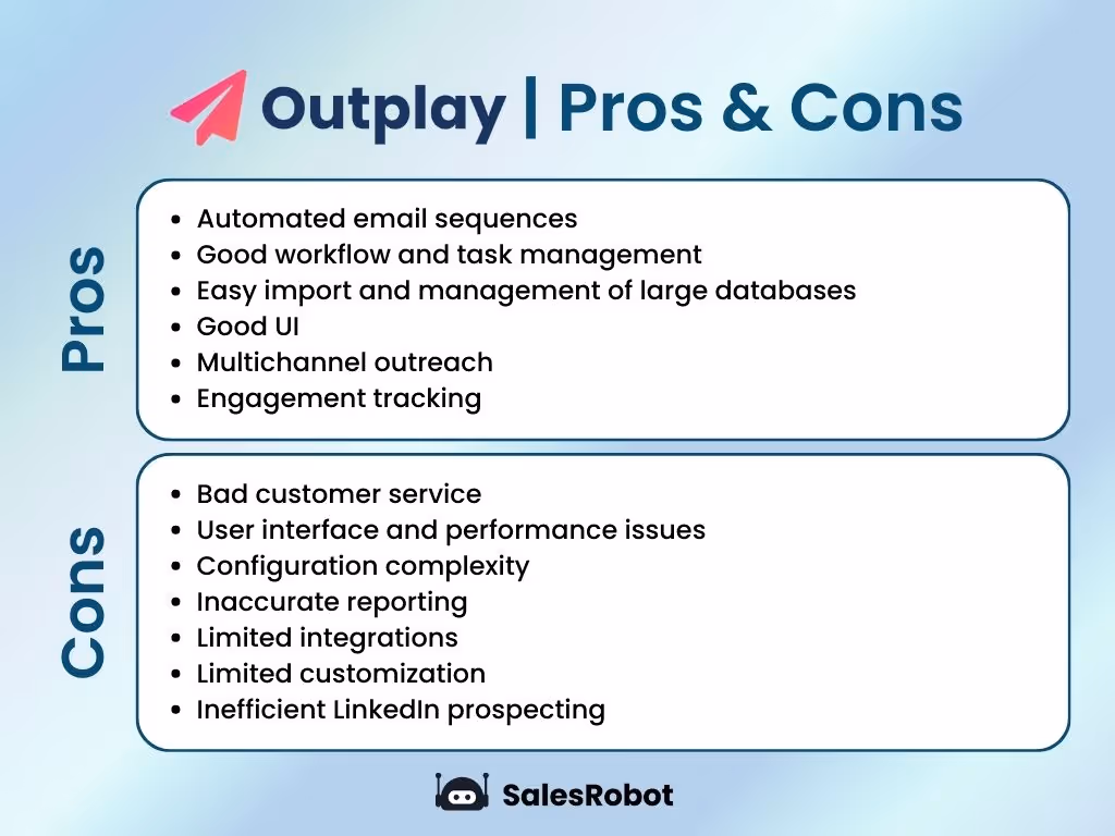 Outplay pros and cons