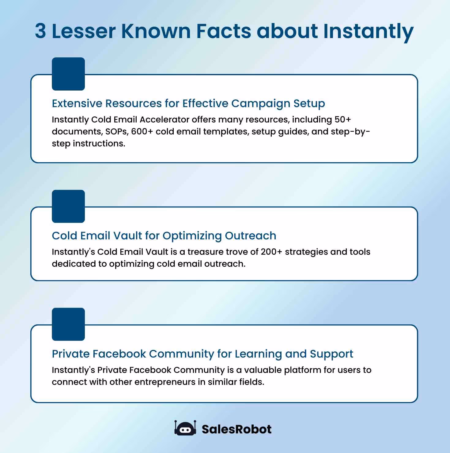 Lesser known facts about Instantly.