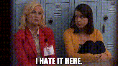 Two people complaining about tedious work