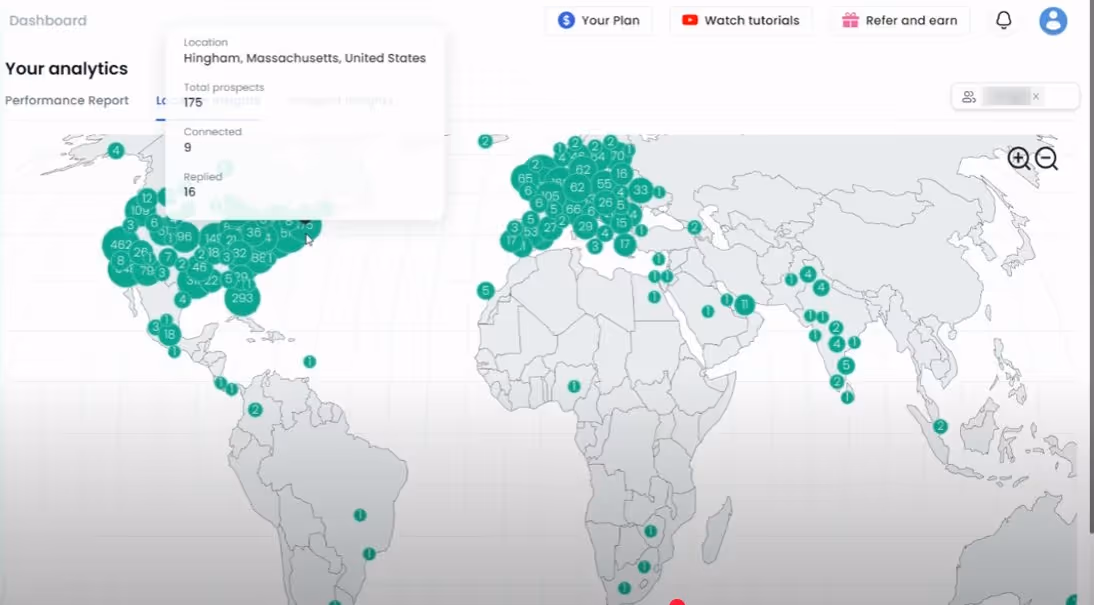 SalesRobot location insights