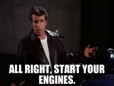 Start your engines gif