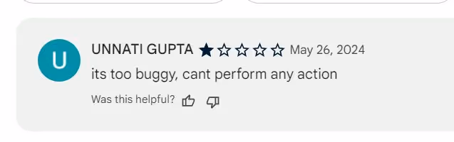 Review complaining about Scrabin having Buggy UI