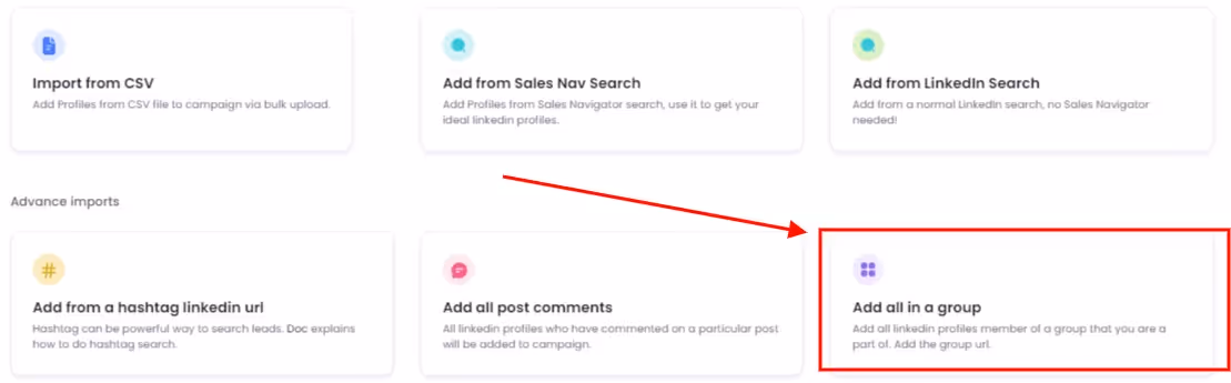 how to run group campaign on Salesrobot.