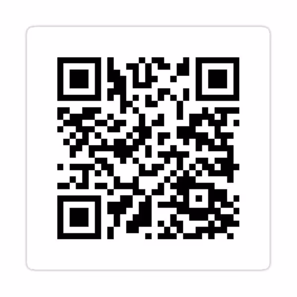QR code that leads to Rick Astley's Never Gonna Give You Up music video