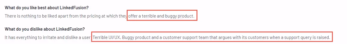 LinkedFusion review on G2