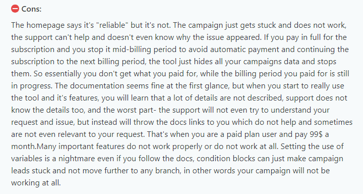 expandi review on Capterra
