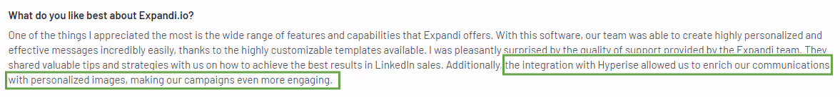 expandi review on G2