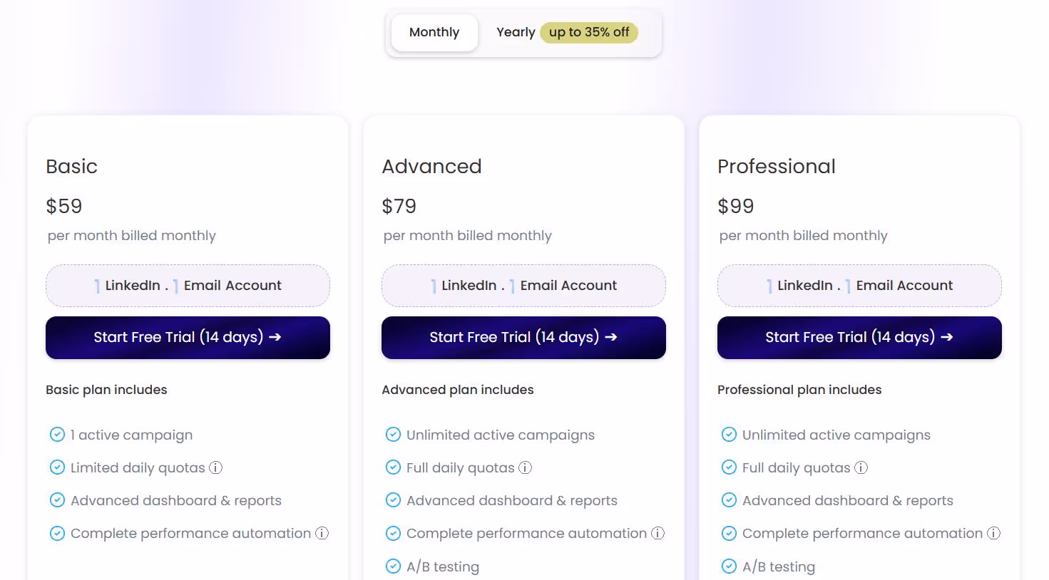 SalesRobot pricing