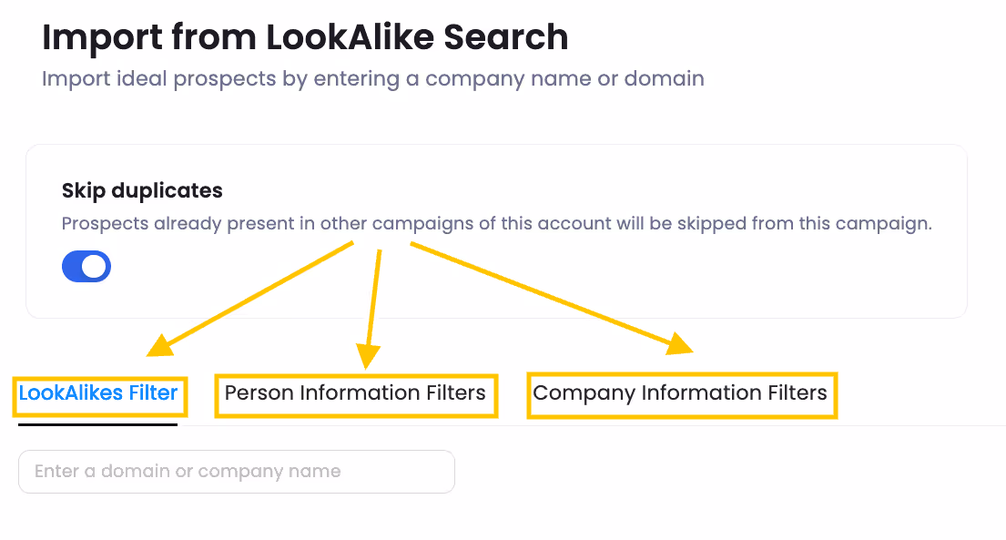 AI Lookalike feature by SalesRobot