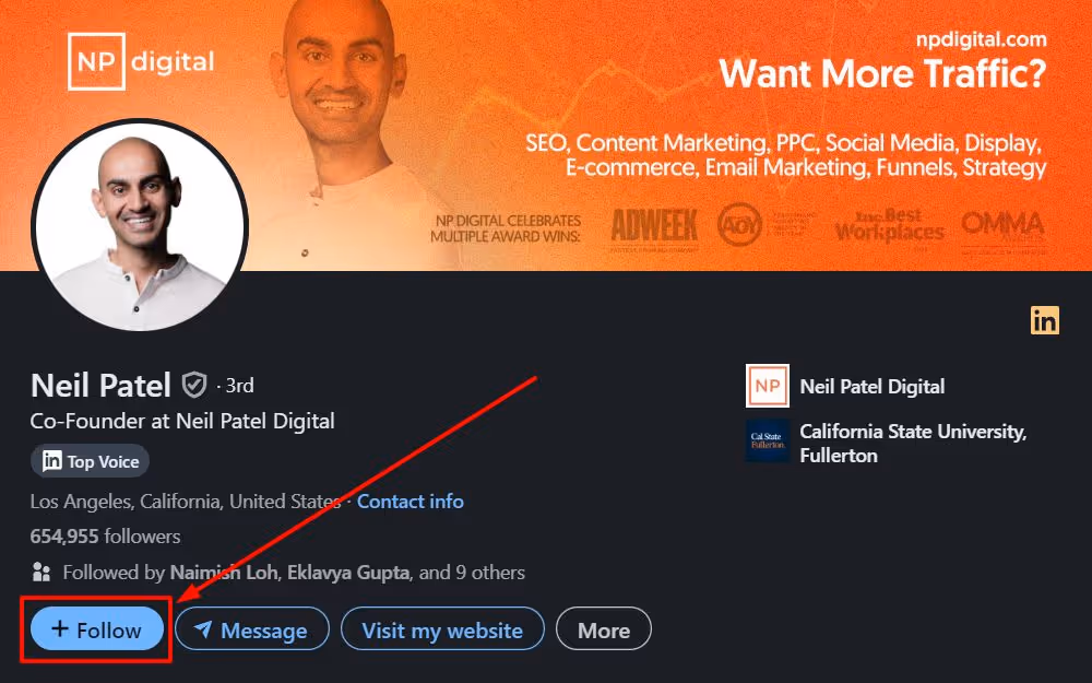 how to get followers on LinkedIn