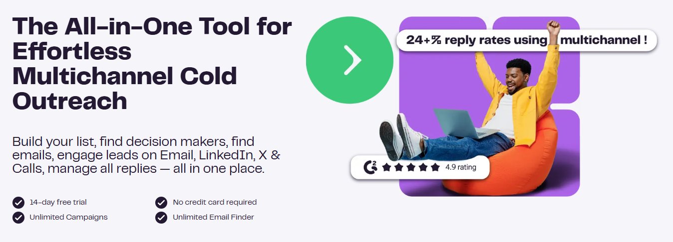 LaGrowthMachine homepage.