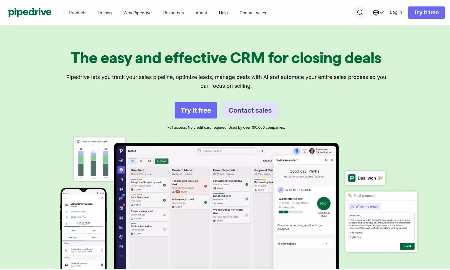 Pipedrive integration