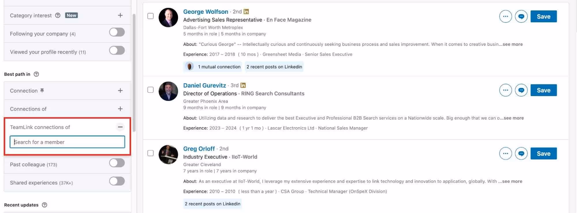 warm introduction in linkedin sales navigator