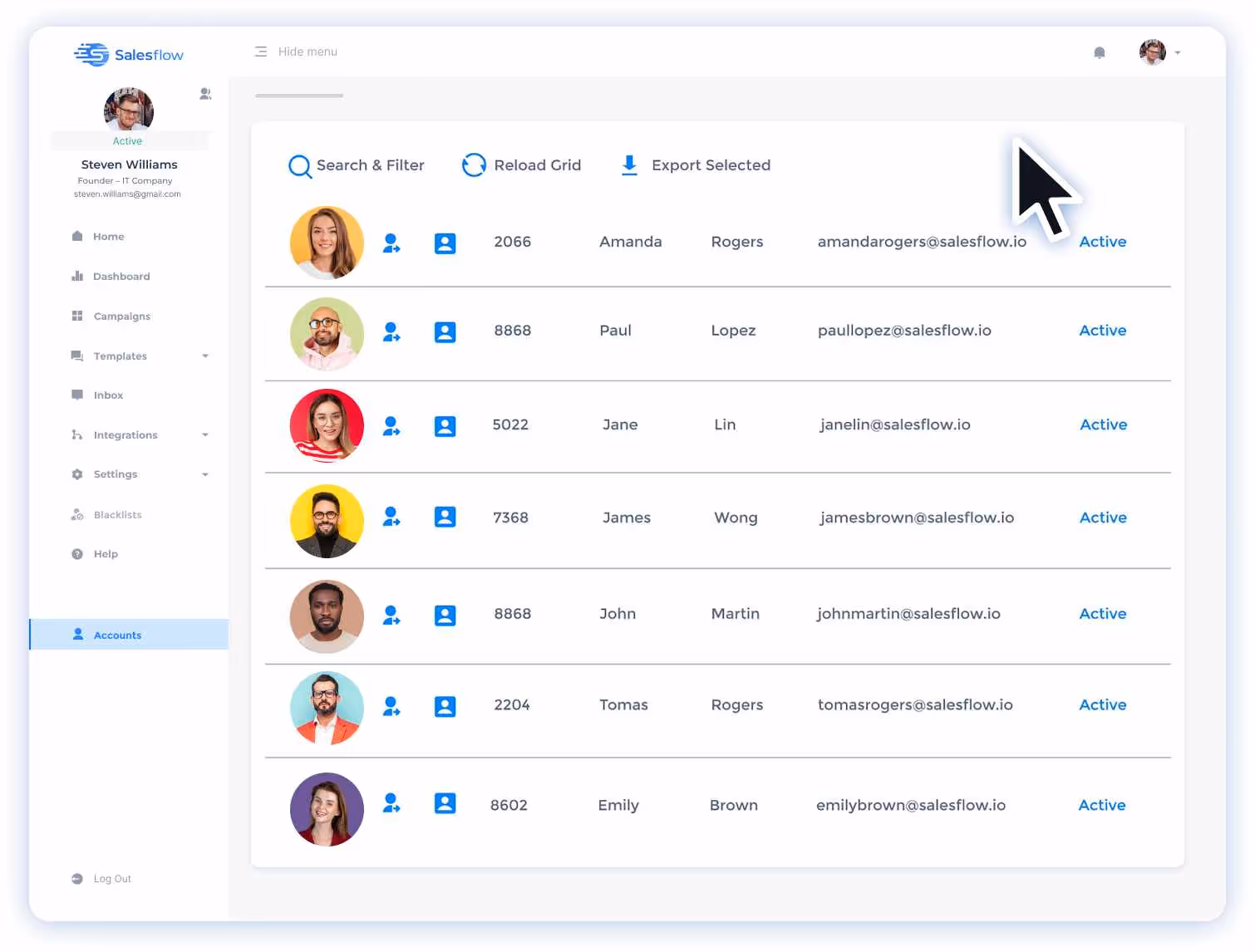 Team Management Salesflow