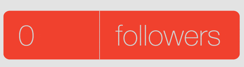 Gif showing follower number increasing