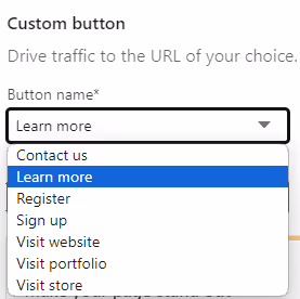 CTAs for a company page on LinkedIn