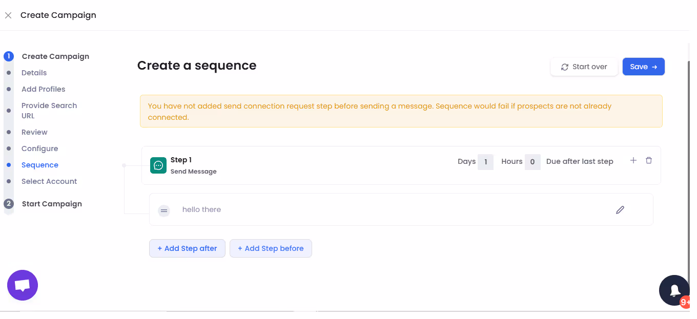 Option with SalesRobot to send follow up messages.