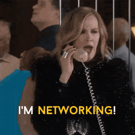 I’M Networking gif
