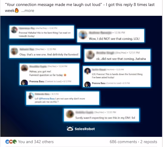 Viral post on LinkedIn