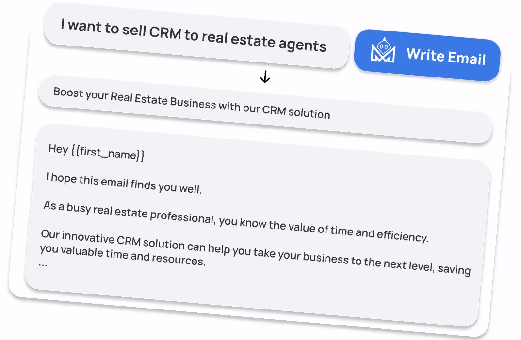 Cold email outreach using SalesBlink