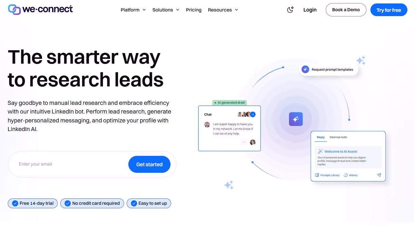 We-Connect automated LinkedIn personalization