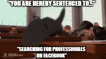 Man throwing a tantrum in the courtroom