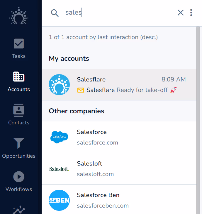 Salesflare integration