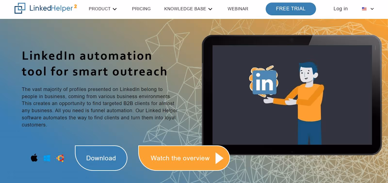 Linked Helper homepage